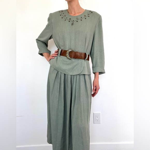 EUC 90‘s Vintage Embellished Beaded Dress - Picture 3 of 6